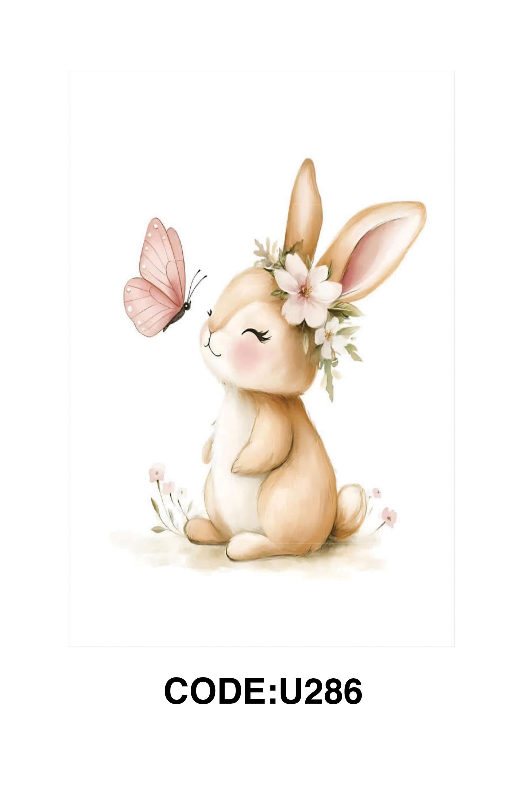 فرشینه خرگوش دخترونه اتاق کودک