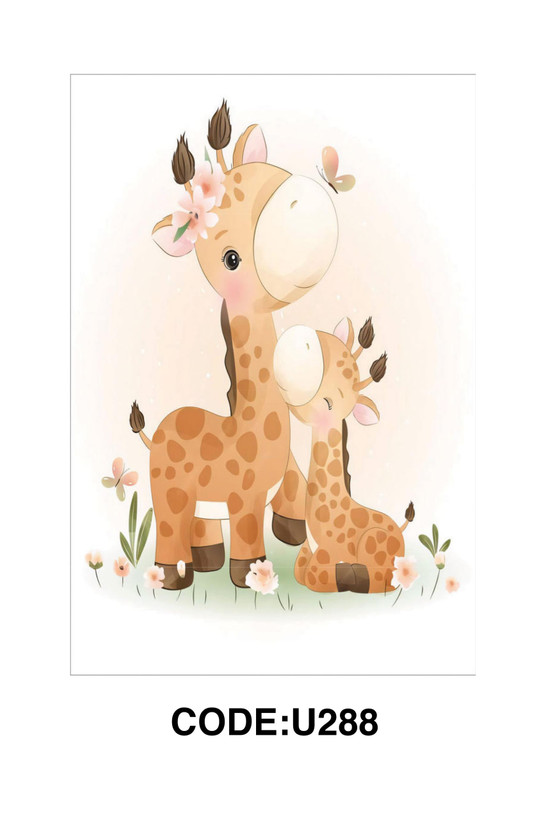 فرشینه زرافه اتاق کودک